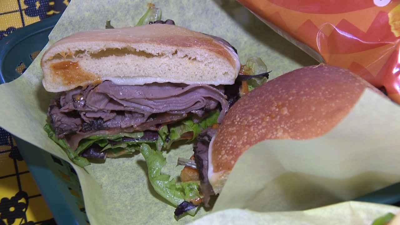 Old gas station turns into popular sandwich cafe