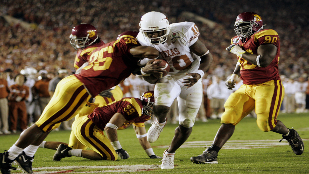 usc s media guide says texas didn t beat them for 2005 usc football 2005