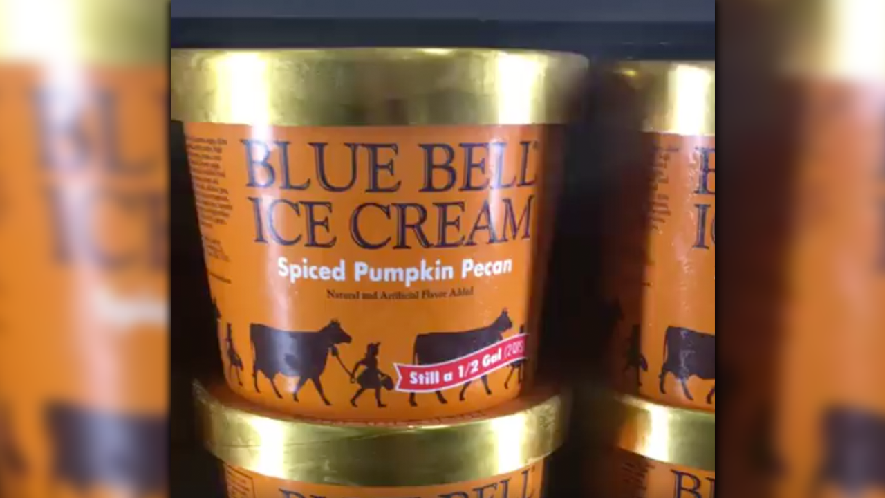 Blue Bell Comes Out With Spiced Pumpkin Pecan Ice Cream Flavor