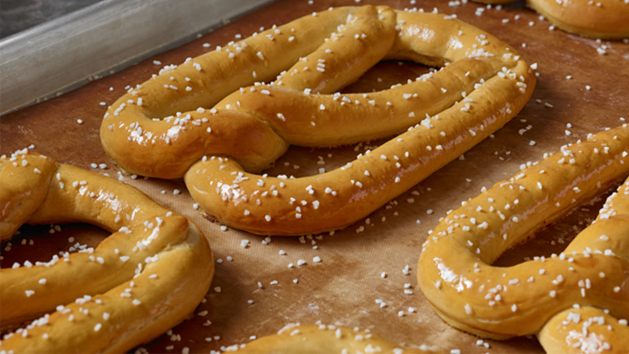 Receive free pretzel at Pretzelmaker today for National...