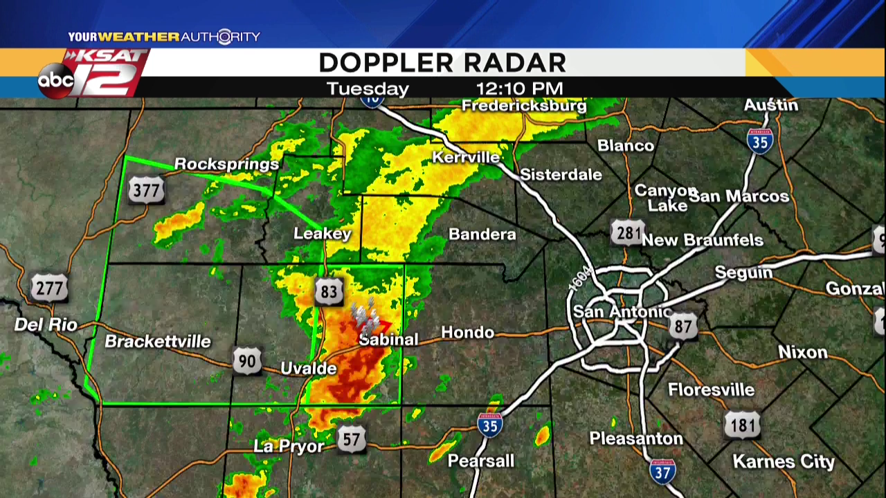 Tornado warning issued for Uvalde County