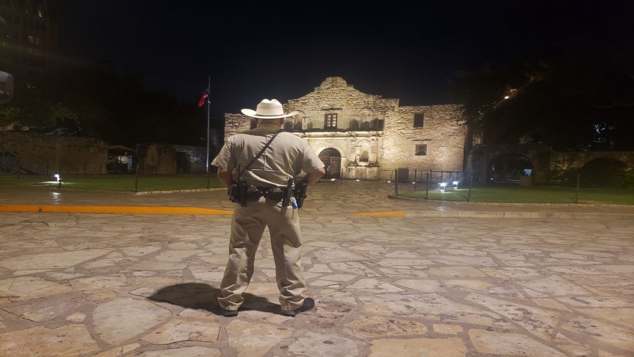 Meet the Alamo Rangers who protect history, answer questions...